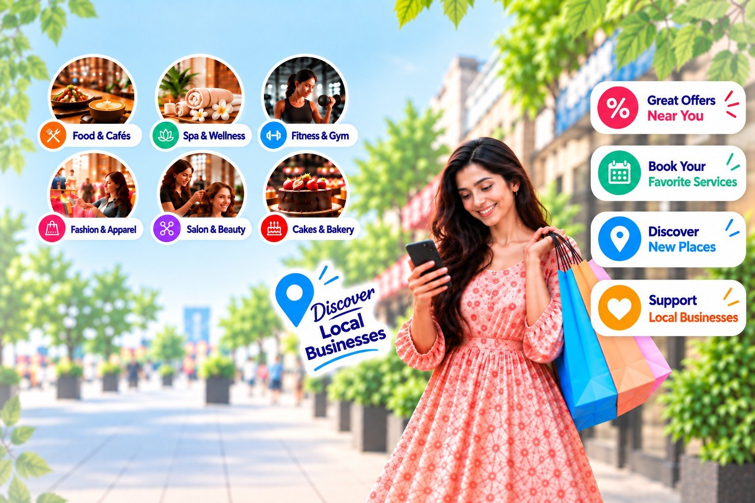 Discover local businesses, services and offers